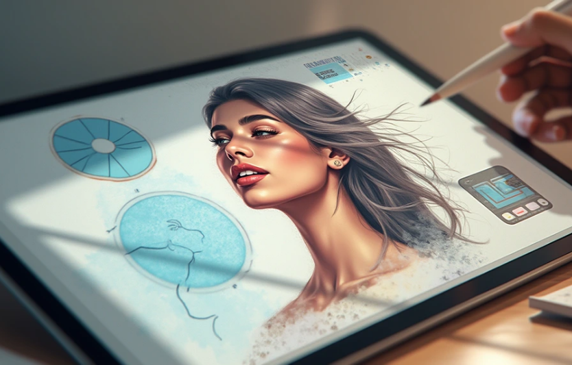 Цифровий портрет як створюють креативну графіку у Procreate